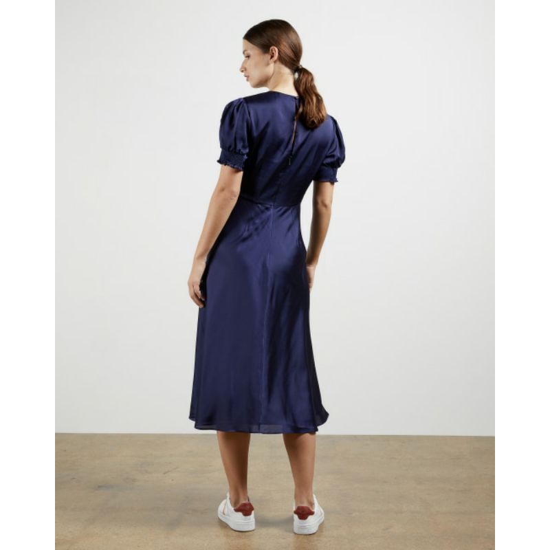 Đầm midi thêu hoa Ted Baker DEVINA Peppermint embroidered midi dress