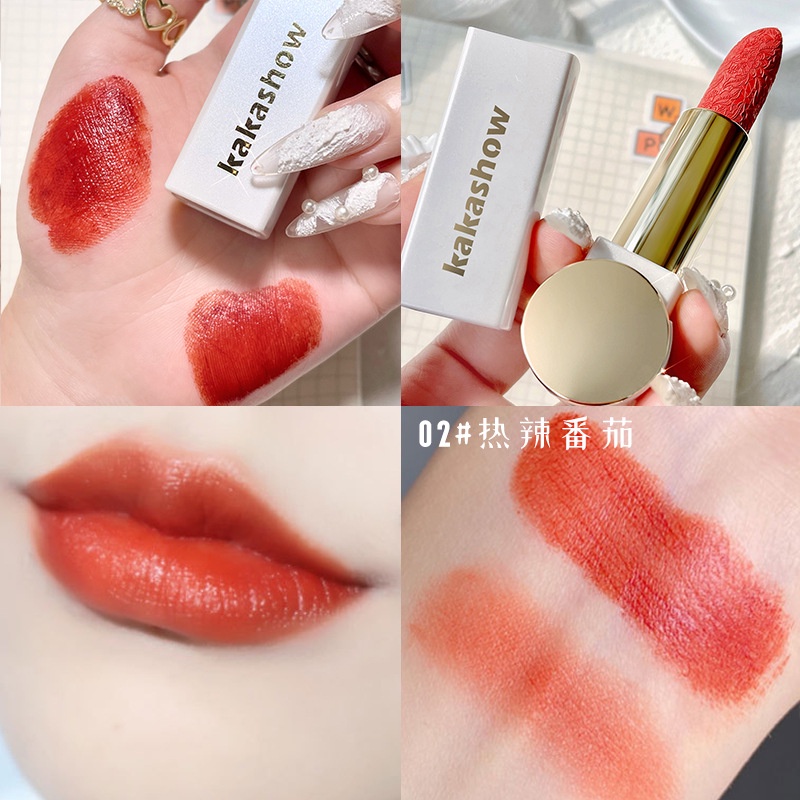 Son môi dưỡng ẩm không dính cốc màu nhung mờ thời trang