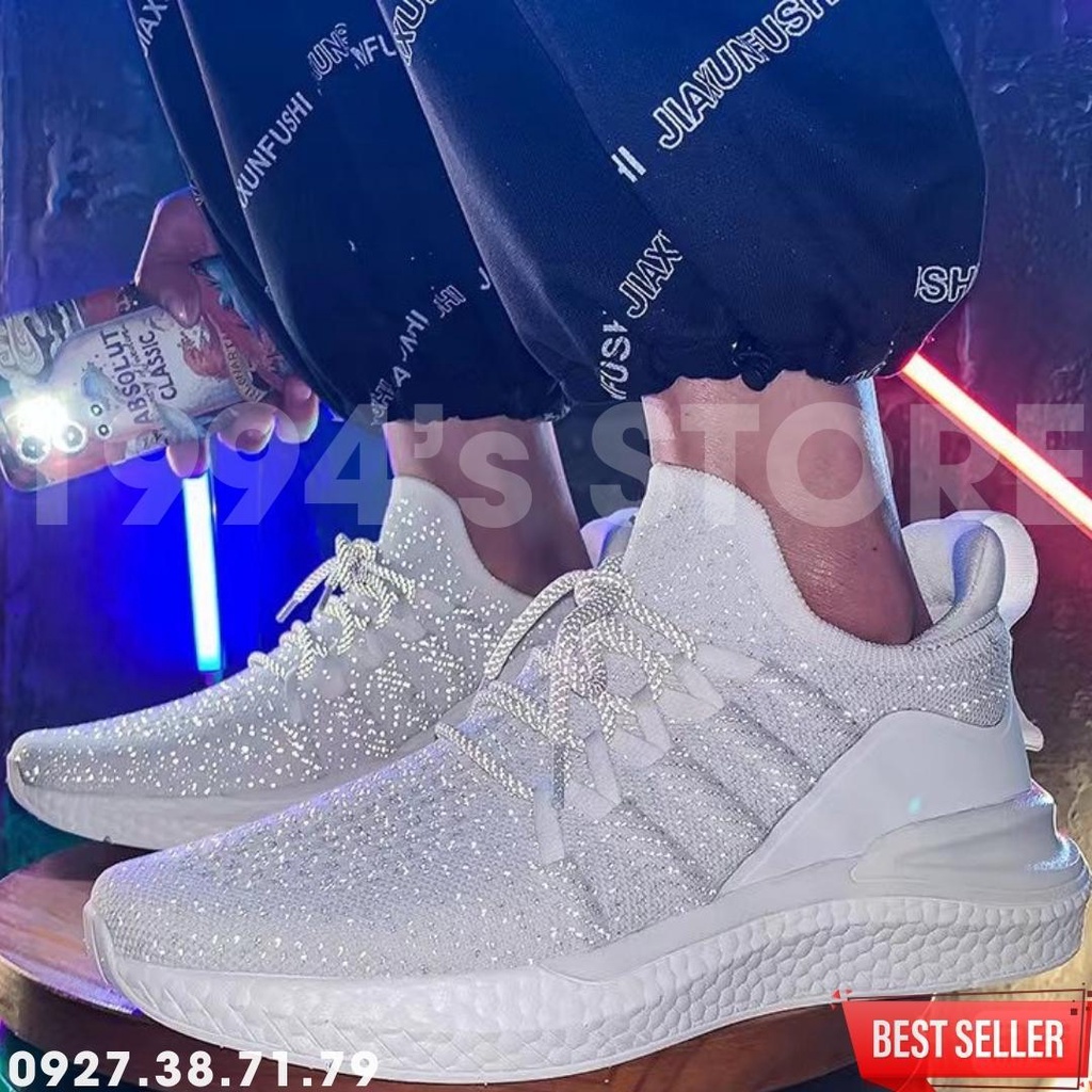 Giày thể thao Xiaomi Mijia Mi Sports Sneakers 4 Reflective [Bản 2023] - Đế Boost siêu êm - Phản quang toàn thân giày