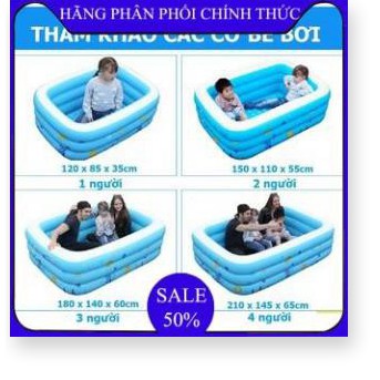 ✔️ bể bơi phao cho bé loại nào tốt,Bể bơi phao trong nhà, hình chữ nhật kích thước 180cm  - Bảo hành úy tín 1 đổi 1