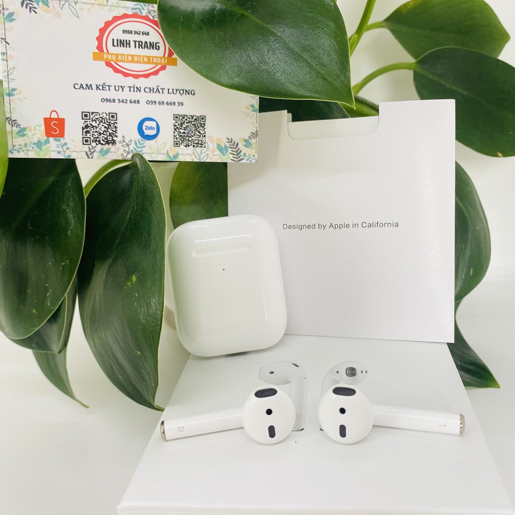 Tai Nghe Không Dây Airpods 2 Định Vị - Đổi Tên - Sạc Không Dây - Dùng Cho Androi/IOS