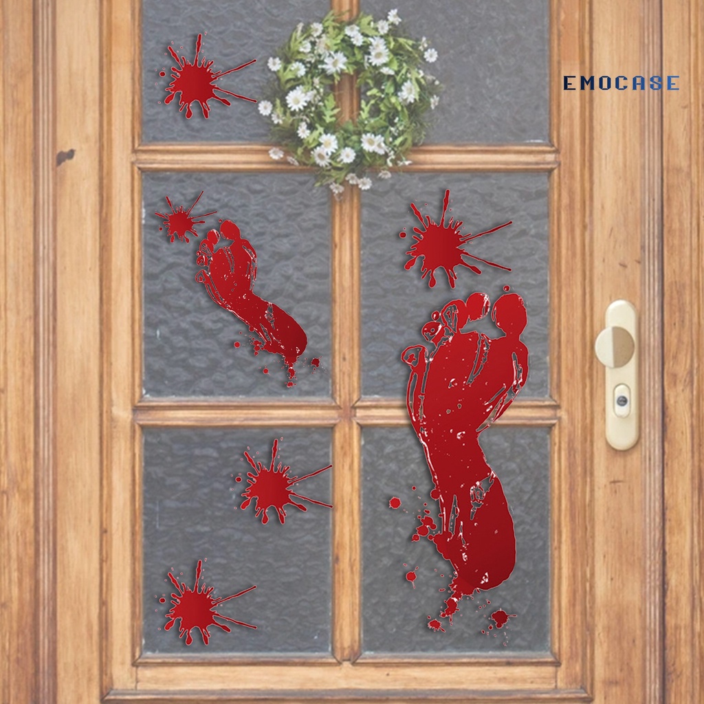 Miếng Dán PVC Hình Kinh Dị 3D Trang Trí Nhà Cửa Dịp Halloween