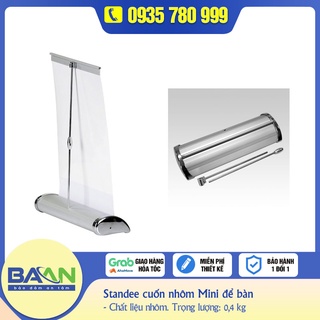Standee giá cuốn mini để bàn khổ A3