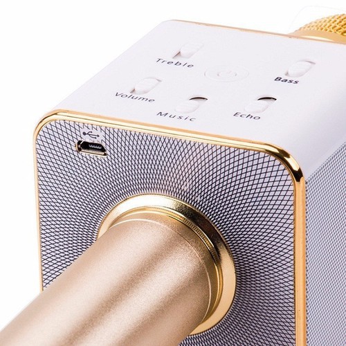 MÍC HÁT KARAOKE Free ship Micro Loa Bluetooth Hát Karaoke TUXUN Q7 mic q7