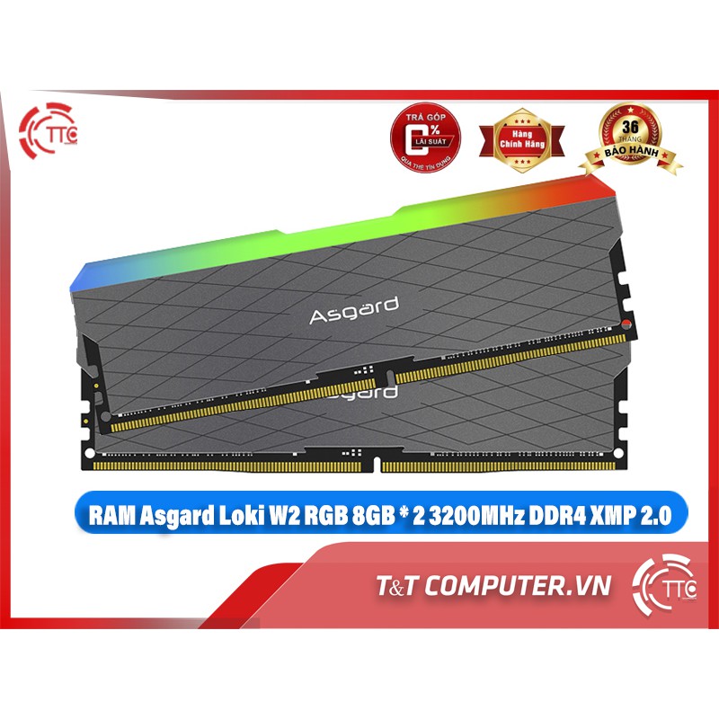 Ram Máy Tính , PC DDr4 8gb , 16gb bus 3000 3200 tản led RGB new chính hãng bảo hành 3 năm