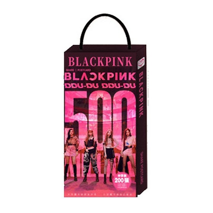 Postcard Blackpink whistle hộp ảnh bộ ảnh có ảnh dán sticker lomo bưu thiếp