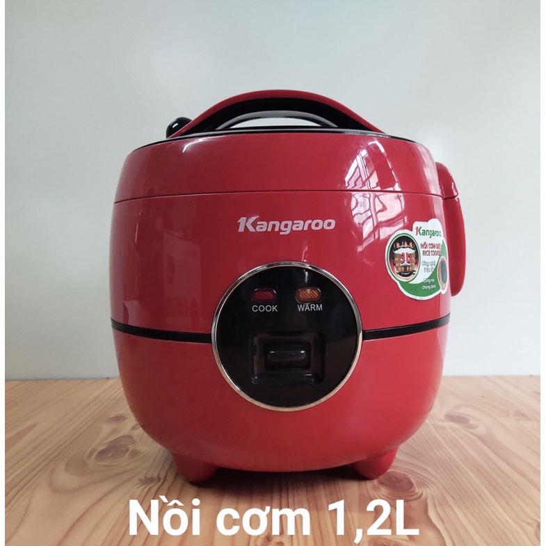 Nồi cơm điện Kangaroo 1.2 lít KG822 đỏ ( HÀNG TRƯNG BÀY)