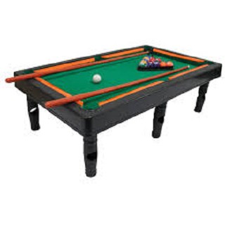 (GIÁ HUỶ DIỆT) Bộ đồ chơi đánh bi-a kích thước siêu to 49x37x15cm kèm chân bàn và khay xếp bóng dành cho bé trên 3 tuổi