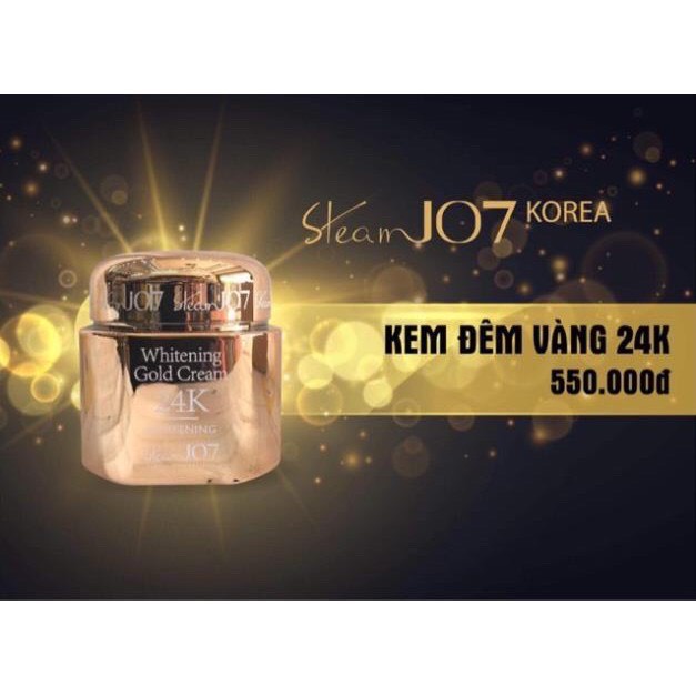 Kem Dưỡng Ban Đêm Trắng Da, Mờ Nám, Tàn Nhang Vang' 24k HÀN QUỐC - Hũ 50ml