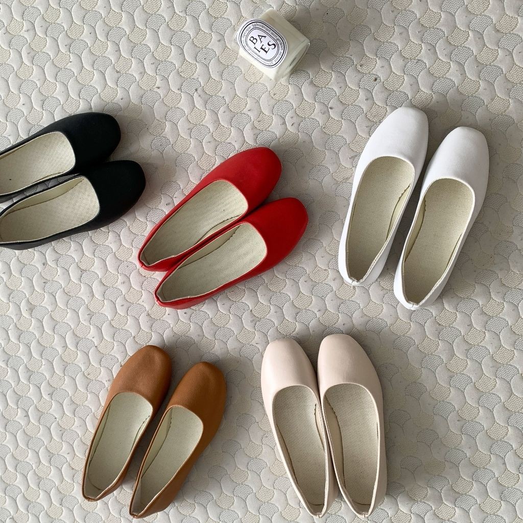 Giày Búp Bê Nữ Basic Giá Gốc 219.000 | HQ2981 | Lana Official
