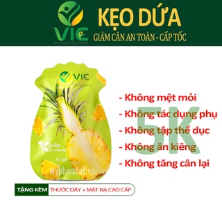 Kẹo Dứa giảm cân nhanh an toàn cấp tốc giảm béo hiệu quả detox VIC organic không phải là thuốc giảm cân