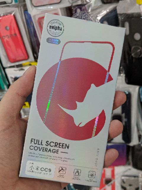 Kính cường lực ôm màn 3D cho Xiaomi Mi CC9 / Mi 9 full màn full keo bóng mượt cao cấp