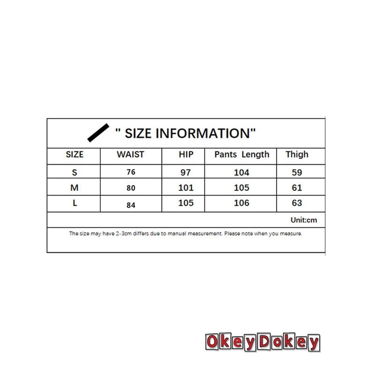 Odokey Quần Baggy Lưng Thấp Phối Túi Phong Cách Vintage Cho Nữ