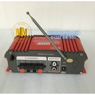 Ampli Mini 12v Digital Player Bluetooth USBTFFM  YW-803L