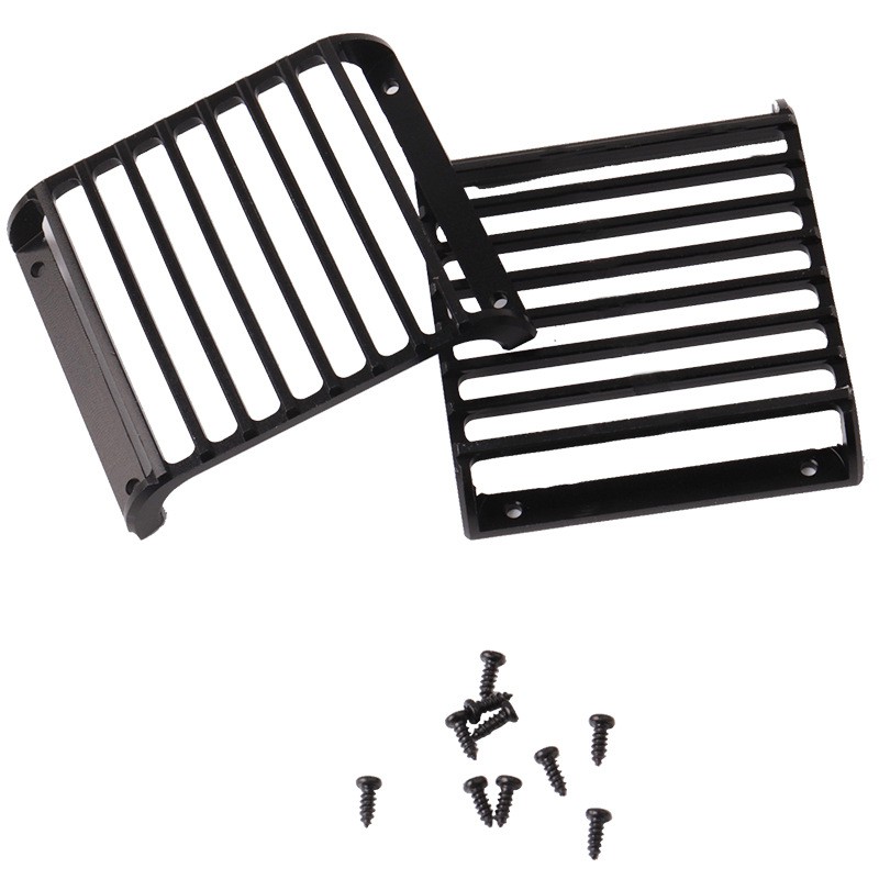 1 Cặp Khung Kim Loại Bảo Vệ Đèn Pha Trước Cho Xe TRAXXAS TRX4 Defender Land Rover Crawler 1/10