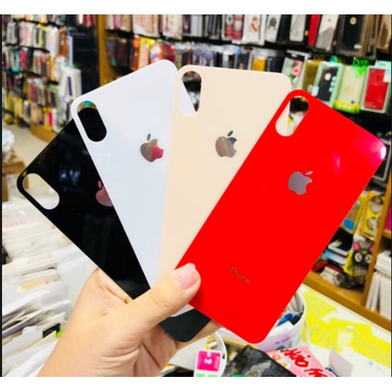 [HALOPK10 Giảm 10%] Kính cường lực 5D mặt sau cho Iphone 7 8 7plus 8plus iphone X