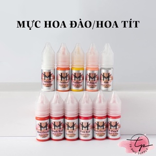 SET 6 LỌ MỰC MỸ HOA ĐÀO BONG ĐẬM