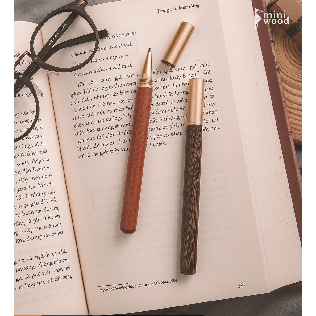 Bút Bi Gỗ ký Classic Miniwood sang trọng, chính hãng