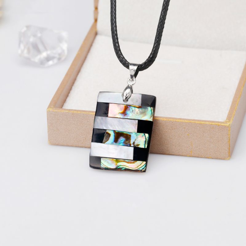 Vòng cổ Mặt Vỏ Sò Tự Nhiên Nhiều Màu Độc Đáo