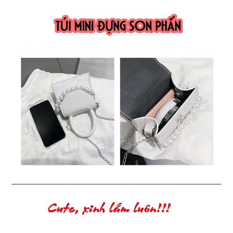 Túi xách nữ mini đựng son phấn kiểu dáng cute xinh xắn Capucha T114