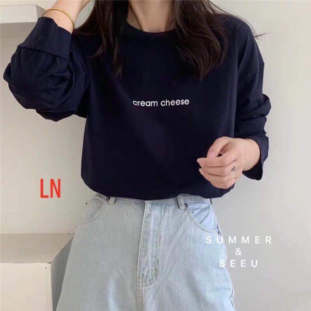 [FREESHIP ĐƠN TỪ 50K] Áo thun Cream Cheese tay suông LNG1019