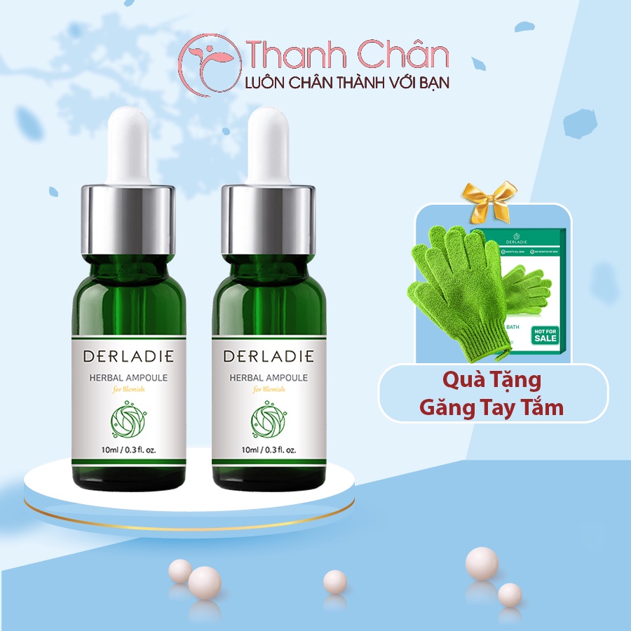 Chấm Mụn Tràm Trà Derladie Herbal Ampoule For Blemish 10ml