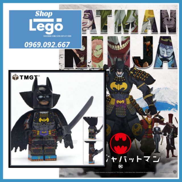 Xếp hình Batman Ninja Samurai Siêu anh hùng Gotham Lego Minifigures WM Wm511 wm6033