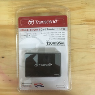 Đầu đọc thẻ đa năng tốc độ cao Transcend SuperSpeed F8 USB 3.0