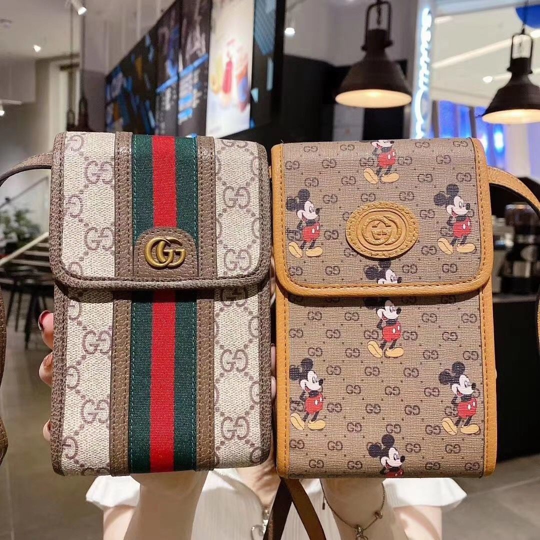 Túi Đeo Chéo Gucci Đựng Điện Thoại Thiết Kế Nhỏ Nhắn Thời Trang