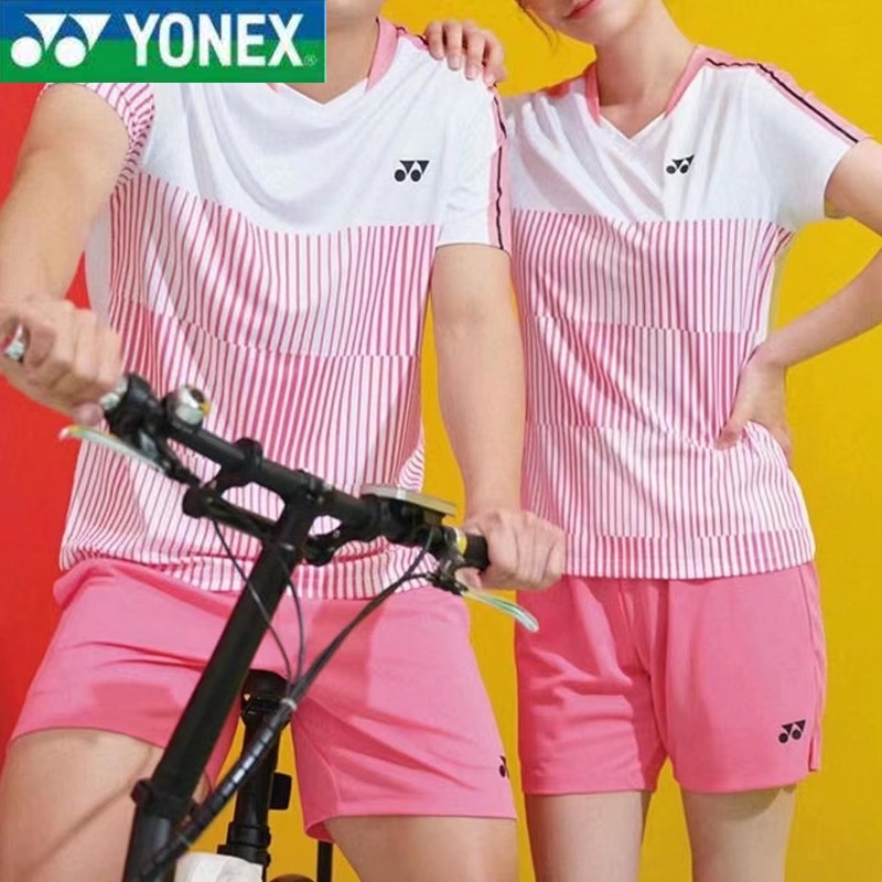 Bộ Đồng Phục Cầu Lông Tay Ngắn Nhanh Khô Thoáng Khí Cho Nam Và Nữ
