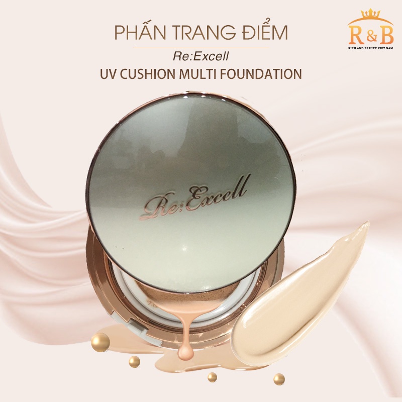 Phấn trang điểm Re:Excell UV Cushion Multi Foundation | BigBuy360 - bigbuy360.vn