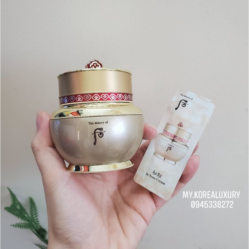 Gói kem chống lão hóa Whoo Bichup Ja Yoon Cream
