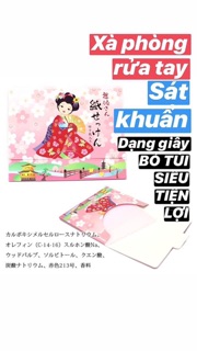 Xà Phòng giấy rửa tay