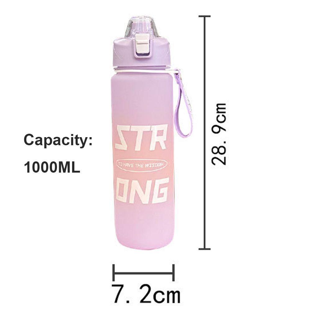 PISTA Bình Nước Thể Thao Có Ống Hút Dung Tích 1000ML