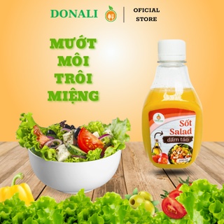 Sốt salad dầu dấm táo mỹ donalifood 210ml