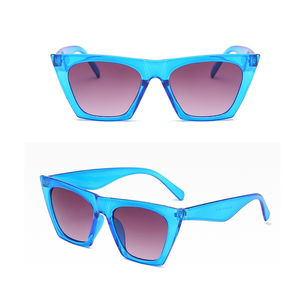 NEXTSHOP Streetwear Trendy Style Eyewear UV400 Protection Square Frame Sunglasses for Women