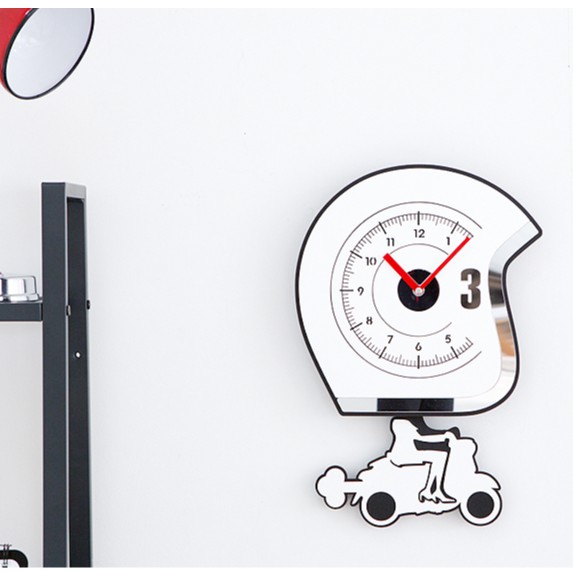 [ New item] Đồng hồ treo tường, đồng hồ trang trí nhà cửa decor phòng  hình cô gái đi xe - Bike Girl wall clock