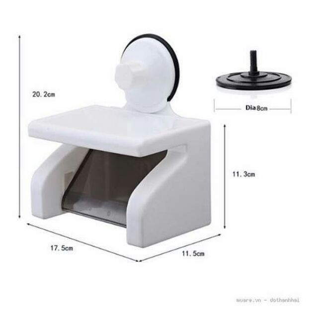 Kệ để giấy vệ sinh hút chân không