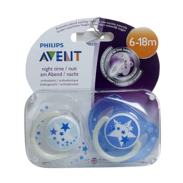 Ty Ngậm Ban Đêm Philips Avent (Phát Sáng Về Đêm) - 176.22 - Hộp xấu