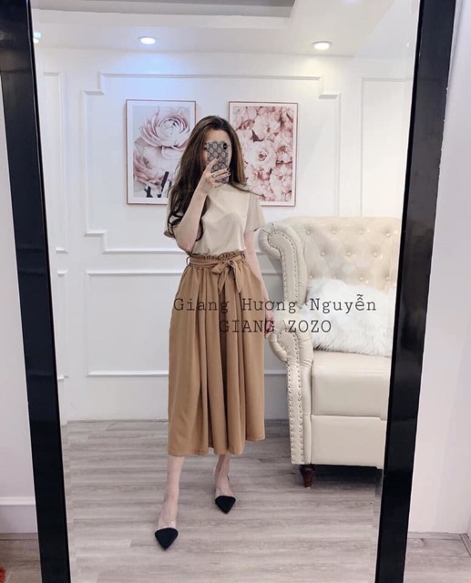 Sét quần ống rộng kèm áo | BigBuy360 - bigbuy360.vn