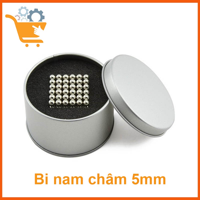 Hộp nam châm xếp hình đồ chơi màu bạc 216 viên màu bạc