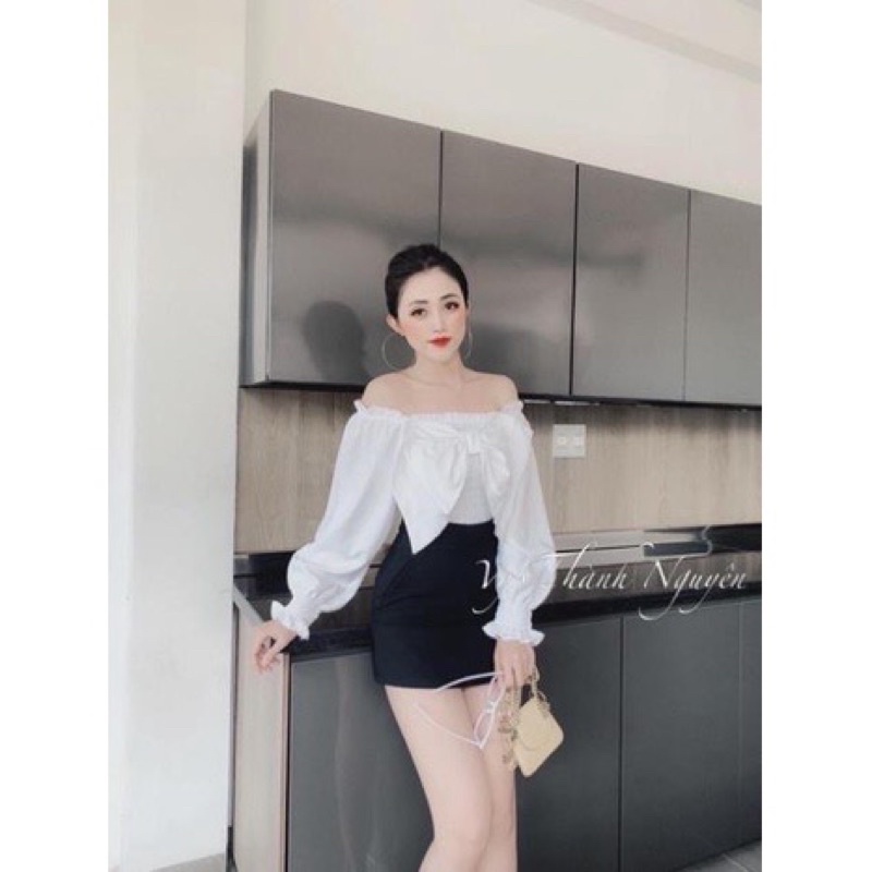 ÁO TRỄ VAI NƠ NHÚN