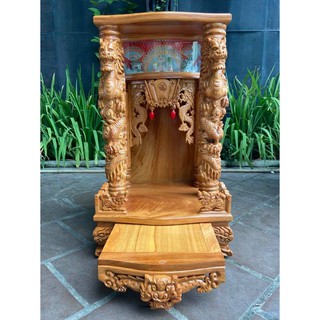 Bàn thờ thần tài cao cấp mẫu Rồng Phun Lửa