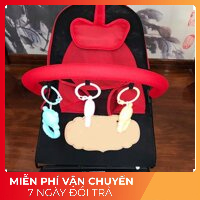 Ghế rung cho bé đa năng bập bênh - loại tự nhún có đồ chơi cho trẻ ngủ 1B