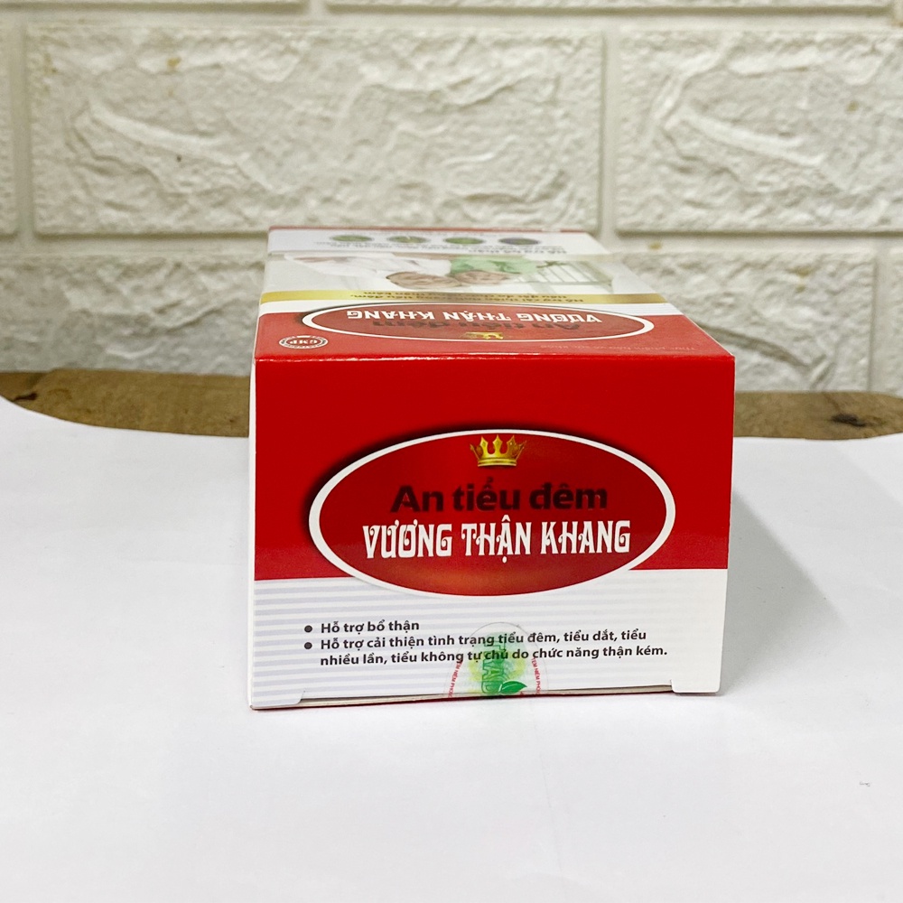 An Tiểu Đêm Vương Thận Khang giúp cải thiện hoạt động sinh lý thận, giảm tình trang tiểu dắt, tiểu đêm - Hộp 30 viên