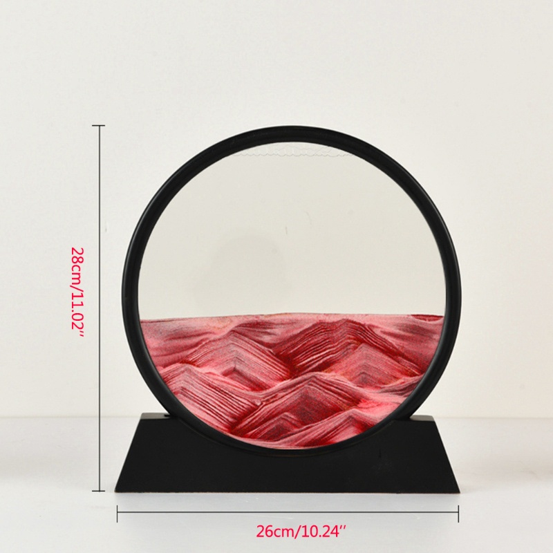 Khung Cát Chuyển Động 3D 12inch Dùng Trang Trí Bàn Làm Việc