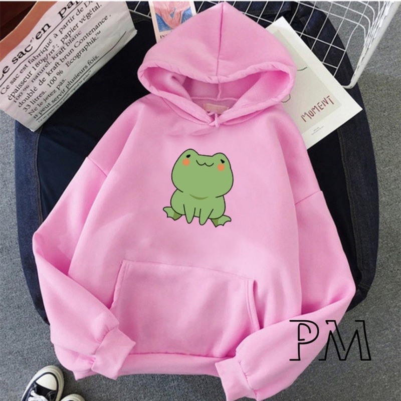 Áo hoodie ếch xanh PM13
