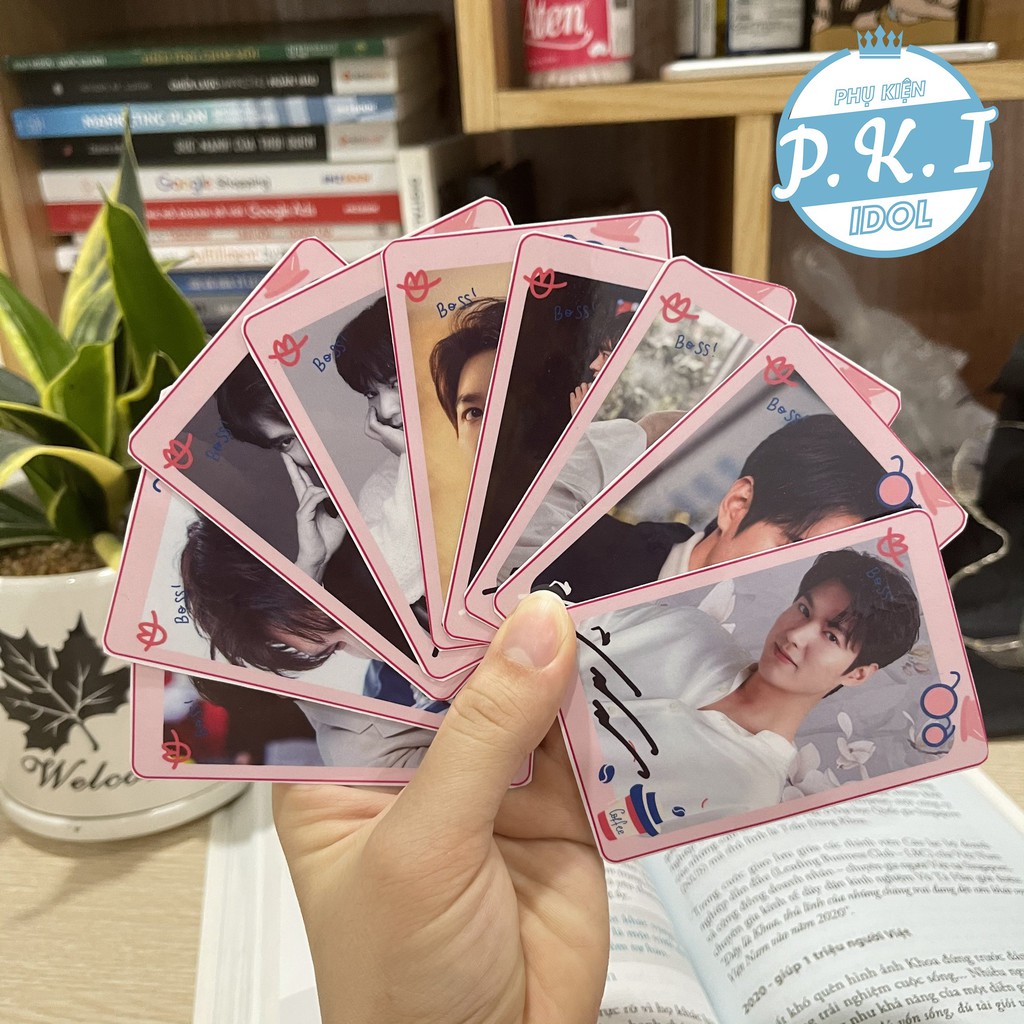 Bộ Card Cứng In Hình Diễn Viên Lee Min-ho - Bo Góc Sang Trọng