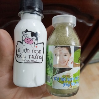 Ủ sữa non + Trà Xanh quá tuyệt vơig