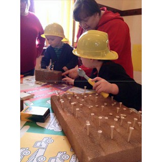 Combo 50 đinh gỗ mộc cho trẻ tập làm kỹ sư nhí